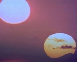 Binary Sunset as seen on Tatooine