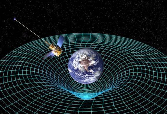 Artist's impression of the influence gravity has on space time. Credit: space.com