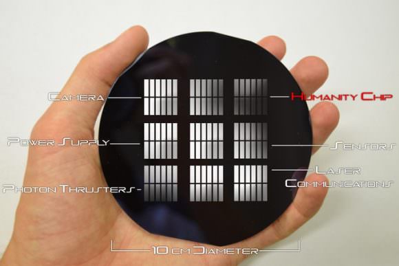 Artist's rendition of The Humanity chip. Credit: Voices of Humanity/kickstarter.com