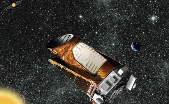 Artist's conception of the Kepler Space Telescope. Credit: NASA/JPL-Caltech