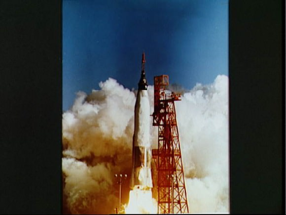 The launch of John Glenn on Mercury 6. Credit: NASA