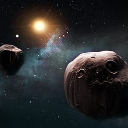 an asteroid is coined a Near Earth Asteroid (NEA) when its trajectory brings it within 1.3 AU from the Sun and hence within 0.3 AU of the Earth's orbit.