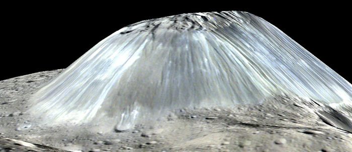 Phenomenal New View Of Ceres 'Lonely Mountain' Reveals Signs Of ...