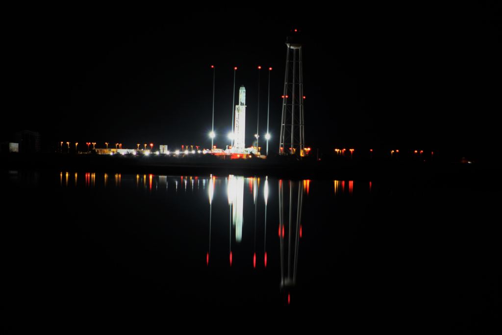 Antares Rocket Blasts Off From Virginia Bound For Space Station With