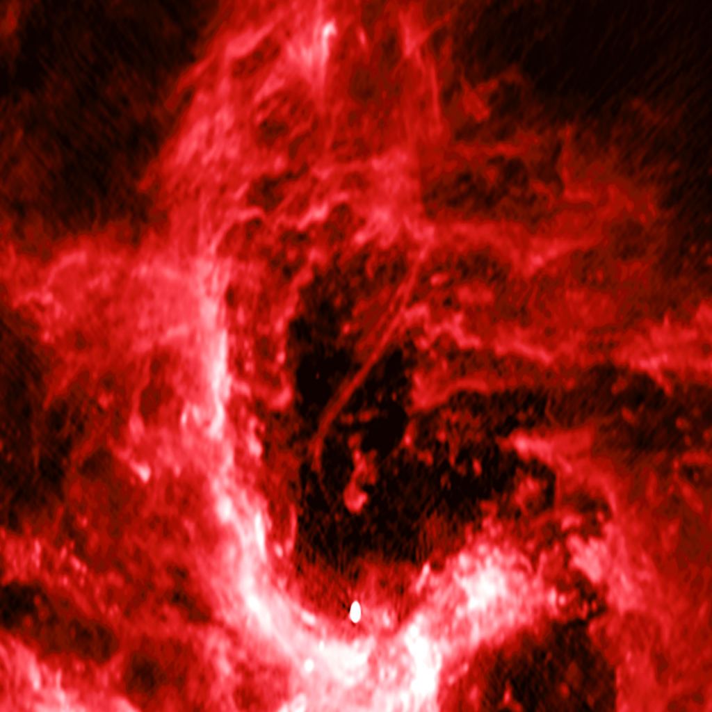 Mysterious Filament Is Stretching Down Towards The Milky Way S