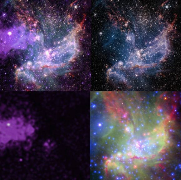 Chandra And JWST Join Forces In A Stunning Series Of Images Universe