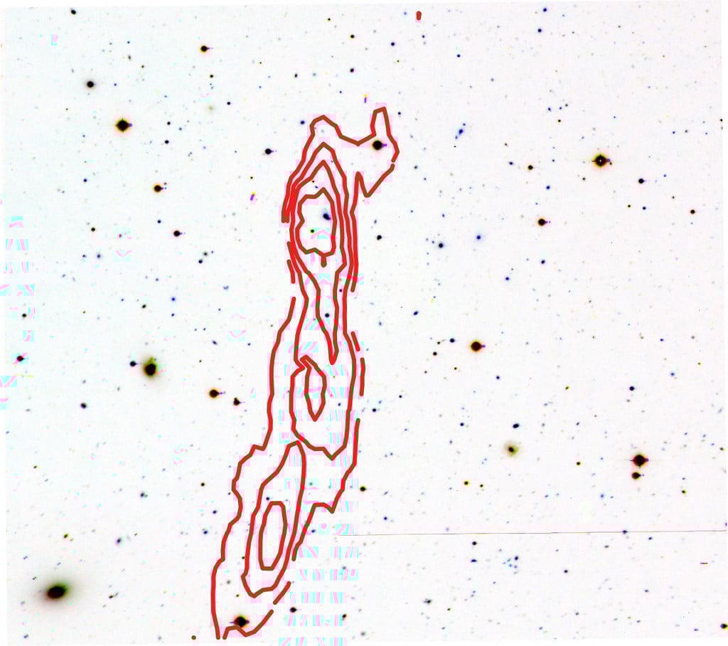 A radio view tracing out gas in the so-called
