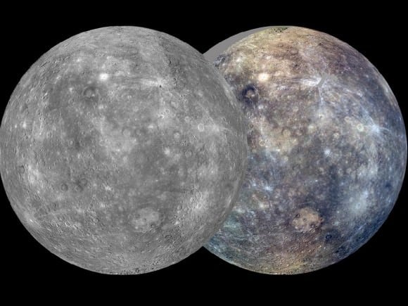 The First Solar Day. After its first Mercury solar day (176 Earth days) in orbit, MESSENGER has nearly completed two of its main global imaging campaigns: a monochrome map at 250 m/pixel and an eight-color, 1-km/pixel color map. Small gaps will be filled in during the next solar day. Credit: NASA/Johns Hopkins University Applied Physics Laboratory/Carnegie Institution of Washington