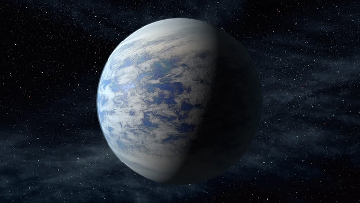 Artist's concept of Kepler-69c, a super-Earth-size planet in the habitable zone of a star like our sun, located about 2,700 light-years from Earth in the constellation Cygnus. That's an awfully long way away, but we'll likely find planets like it much closer. Could they be targets for directed panspermia? Image Credit: NASA