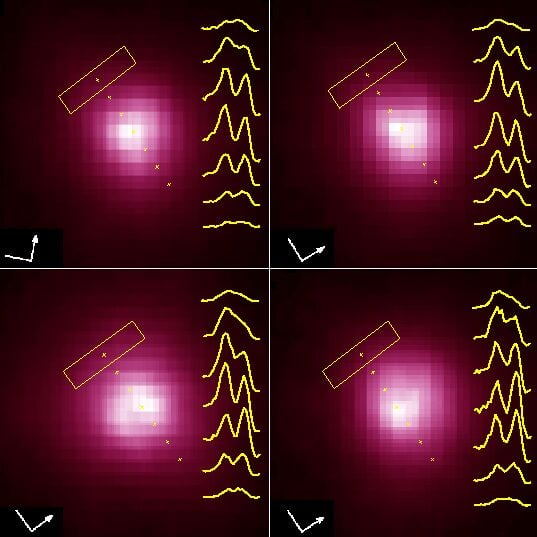 Image showing the variability of Betelgeuse