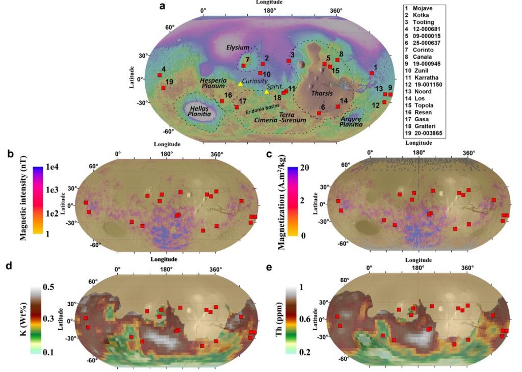 This figure from the study shows how the researchers arrived at a list of 19 candidate craters. Image Credit: Lagain et al. 2022.