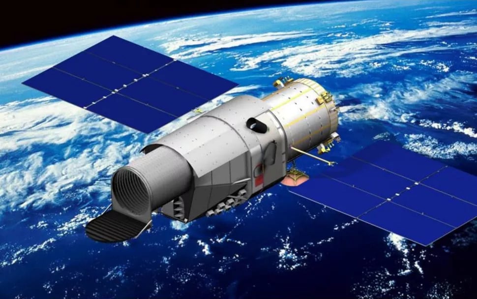 Artist's concept of Chinese Space Station Telescope (CSST). Credit: Jaimito130805, CC BY-SA 4.0