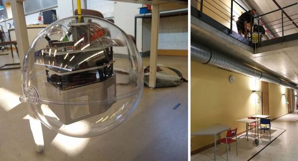 Prototype of the DAEDALUS System undergoing testing at the University of Würzburg.