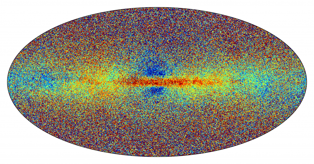 Gaia's chemical map of the Milky Way. Courtesy: ESA.