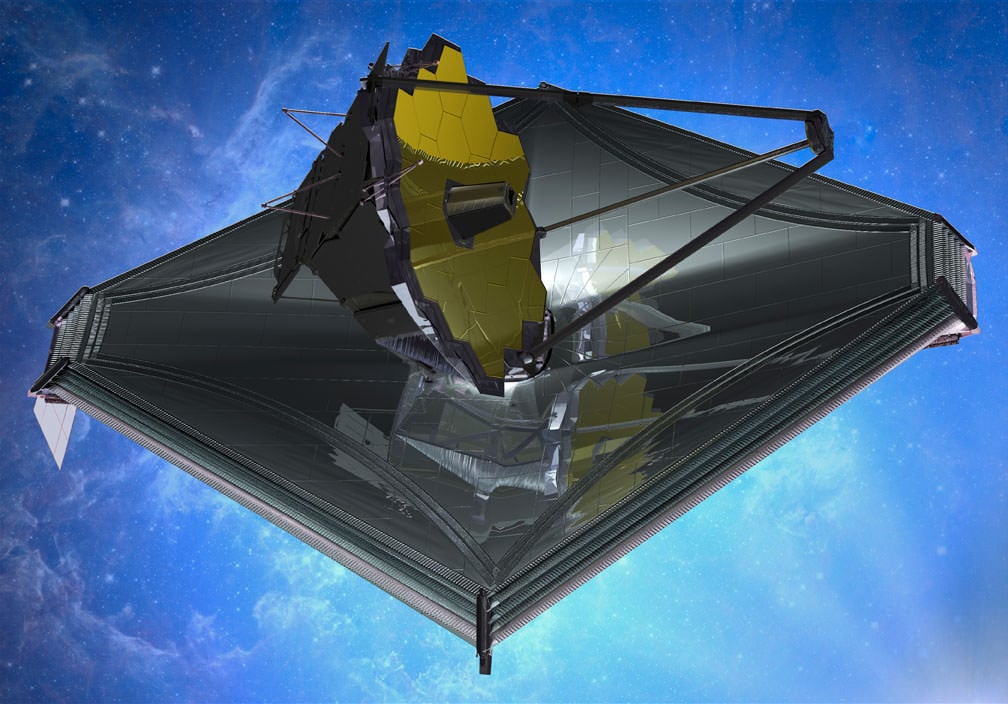 NASA's James Webb Space Telescope will be capable of measuring the spectrum of the atmospheres of Earth-like exoplanets orbiting small stars. Credit: NASA, Northrop Grumman