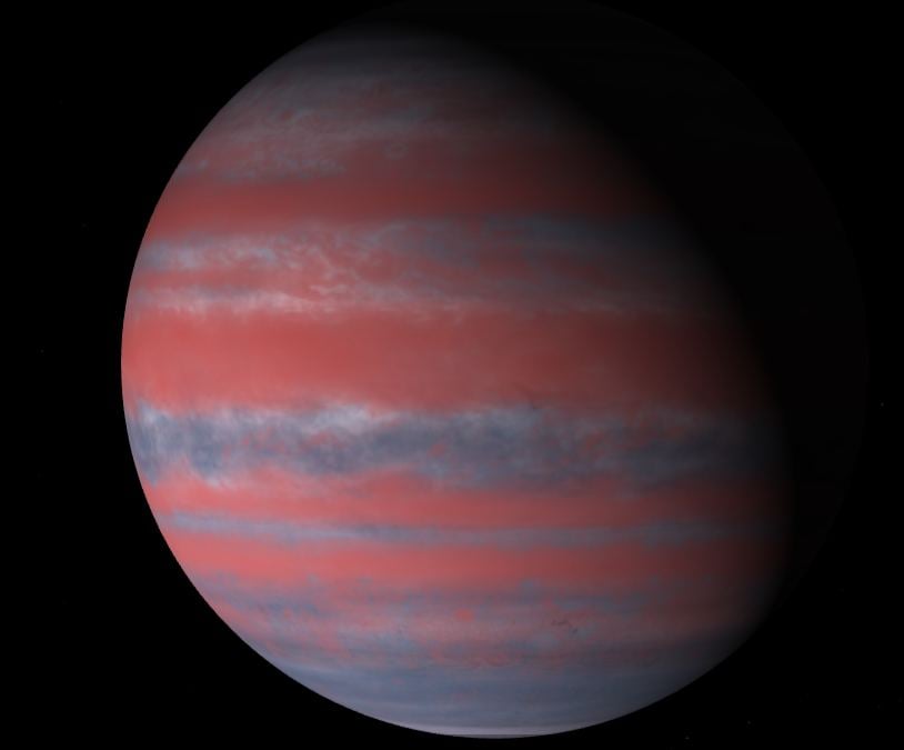 This is an artist's visualization of Kepler-1708b, the second exoplanet with a potential exomoon. Image Credit: NASA.