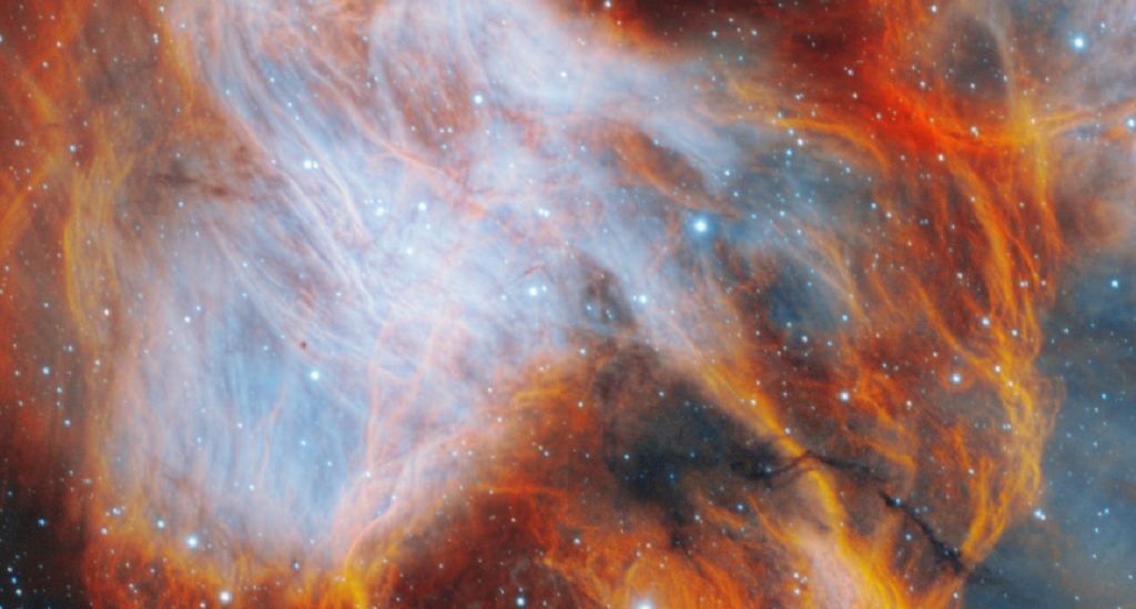 A zoom-in of the main image. Are planets forming in here somewhere? Rocky ones in habitable zones? Image Credit: International Gemini Observatory/NOIRLab/NSF/AURA
Image Processing: J. Miller & M. Rodriguez (International Gemini Observatory/NSF NOIRLab), T.A. Rector (University of Alaska Anchorage/NSF NOIRLab), M. Zamani (NSF NOIRLab)