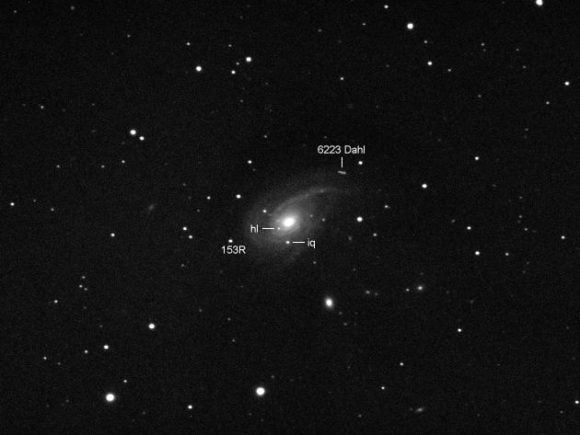 Wide-angle view of the spiral galaxy NGC 772. Credit: constellation-guide.com