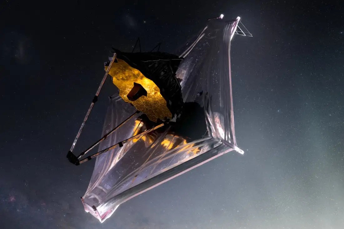 Artist's impression of the JWST. Credit: NASA