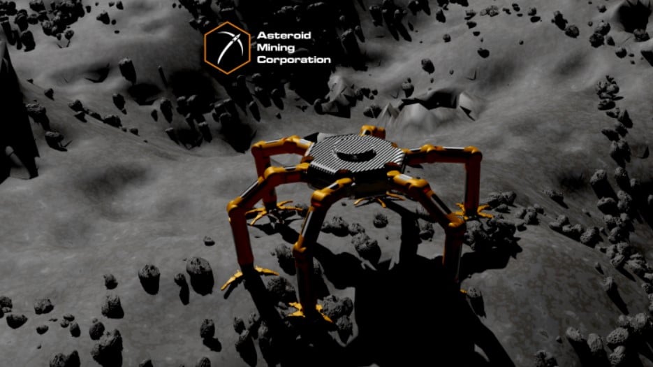 An illustration of SCAR-E, the Space Capable Asteroid Robotic Explorers being developed by AMC and Tohoku University. Image Credit: AMC/Tohoku University.