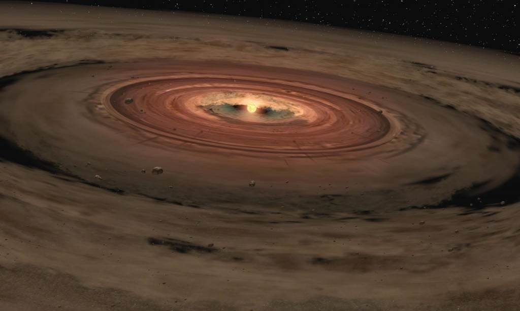 Solar System in the Making