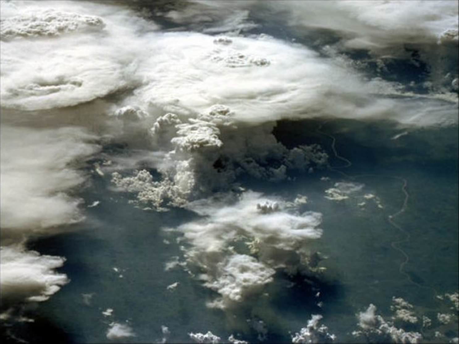 Thunderstorms over Brazil