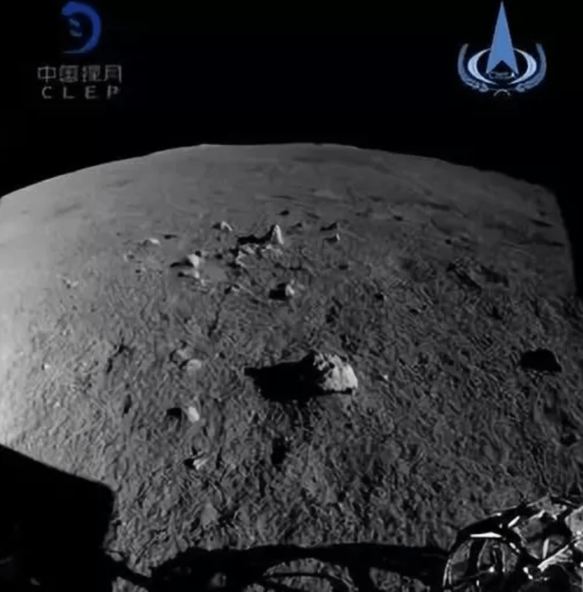 The Yutu-2 rover busied itself taking pictures of rocks and of the lunar surface. Image Credit: CLEP/CNSA