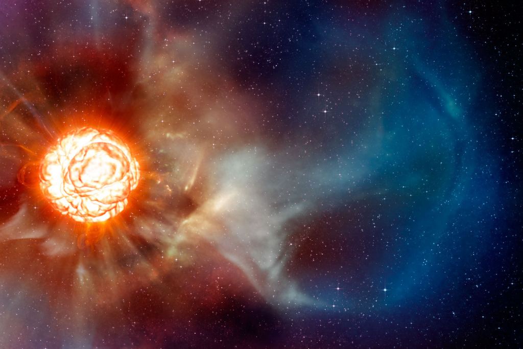 Artist's impression of Betelgeuse. Credit: ESO/L. Calçada