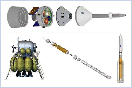 The cancelled Constellation Program. Credit: NASA