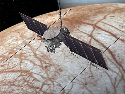 Artist's concept of a Europa Clipper mission. Credit: NASA/JPL