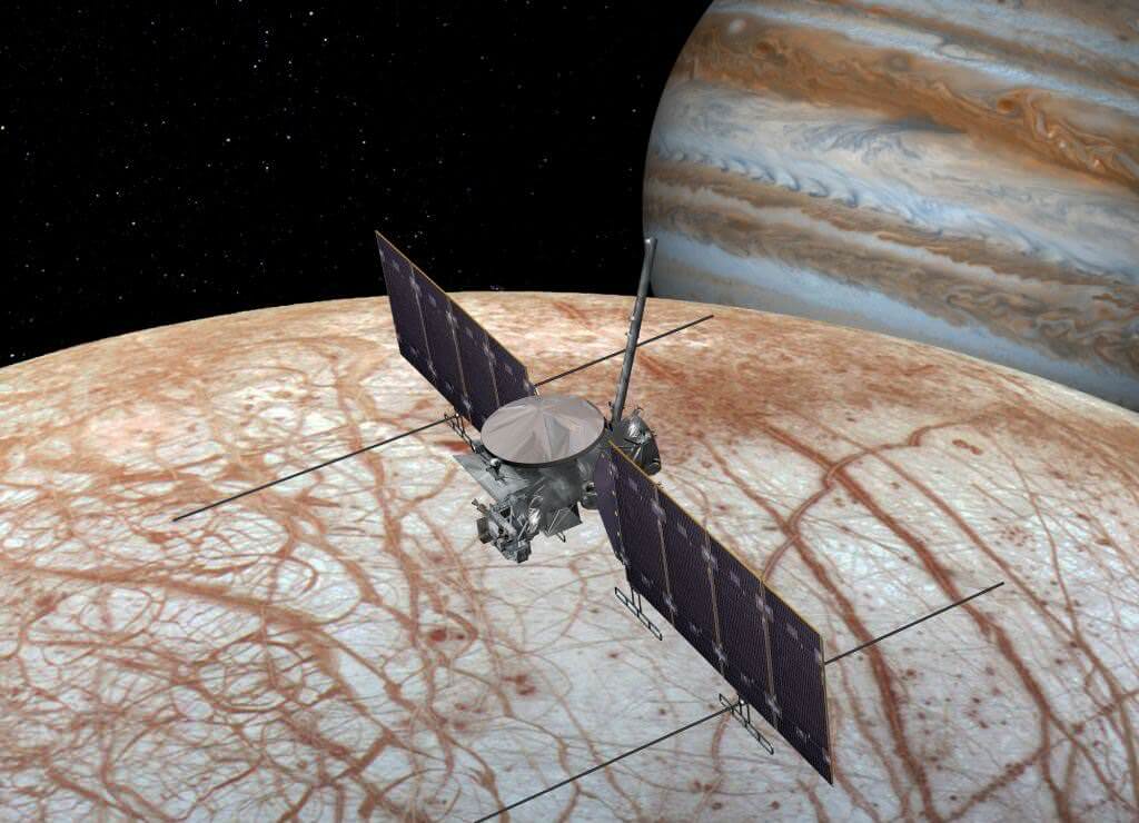 Artist's concept of a Europa Clipper mission. NASA plans to launch this mission in the 2020s. Credit: NASA/JPL