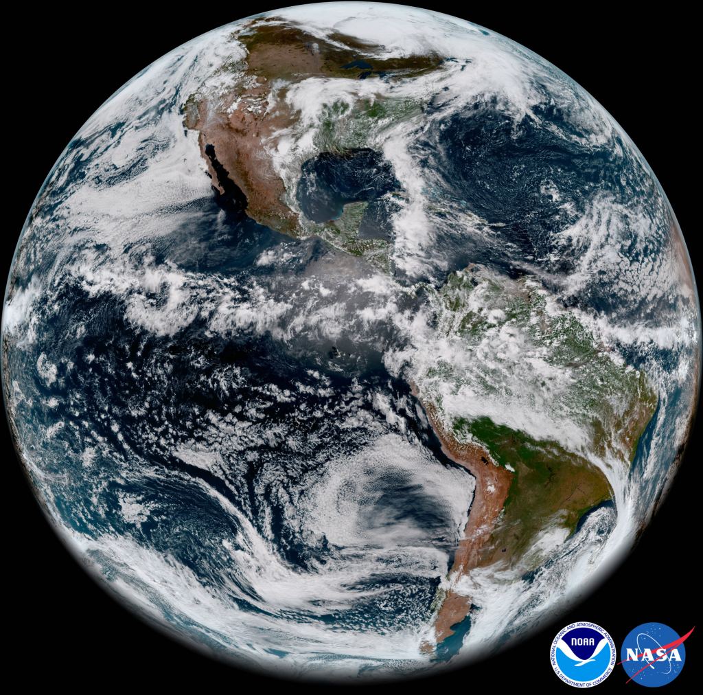 Is Earth unique? There'll be no quick answer to this question, but studies like this one are least helping us understand Earth relative to the population of exoplanets. Credit: GOES-17/NOAA/NASA