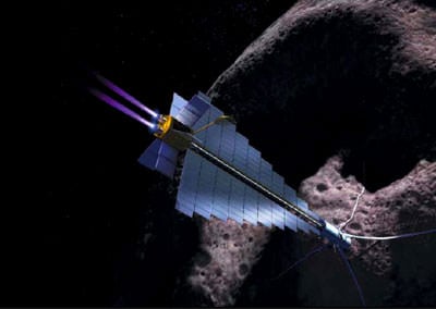 Concept for a possible gravity tractor.