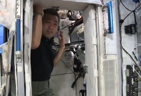 JAXA astronaut Koichi Wakata inside one of the crew berths on the ISS. Image Credit: NASA/JAXA