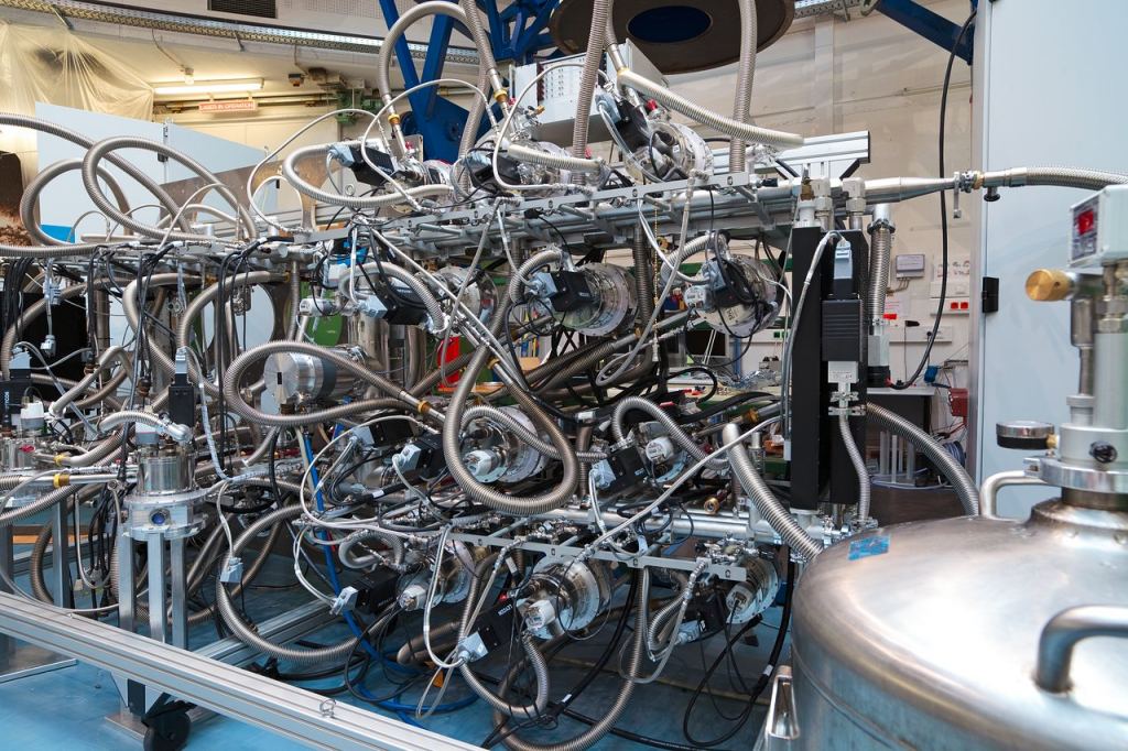 The MUSE instrument at the European Southern Observatory's VLT. MUSE has given astronomers a detailed view of the Saturn nebula. Image Credit: ESO.