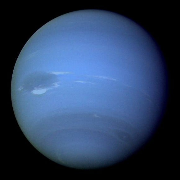 Neptune from Voyager 2. Image credit: NASA/JPL