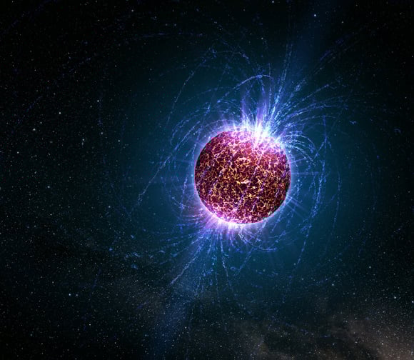 Artist concept of a neutron star. Credit: NASA