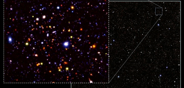 A new study looked at 52 submillimeter galaxies to help us understand the early ages of our Universe. Image: University of Nottingham/Omar Almaini