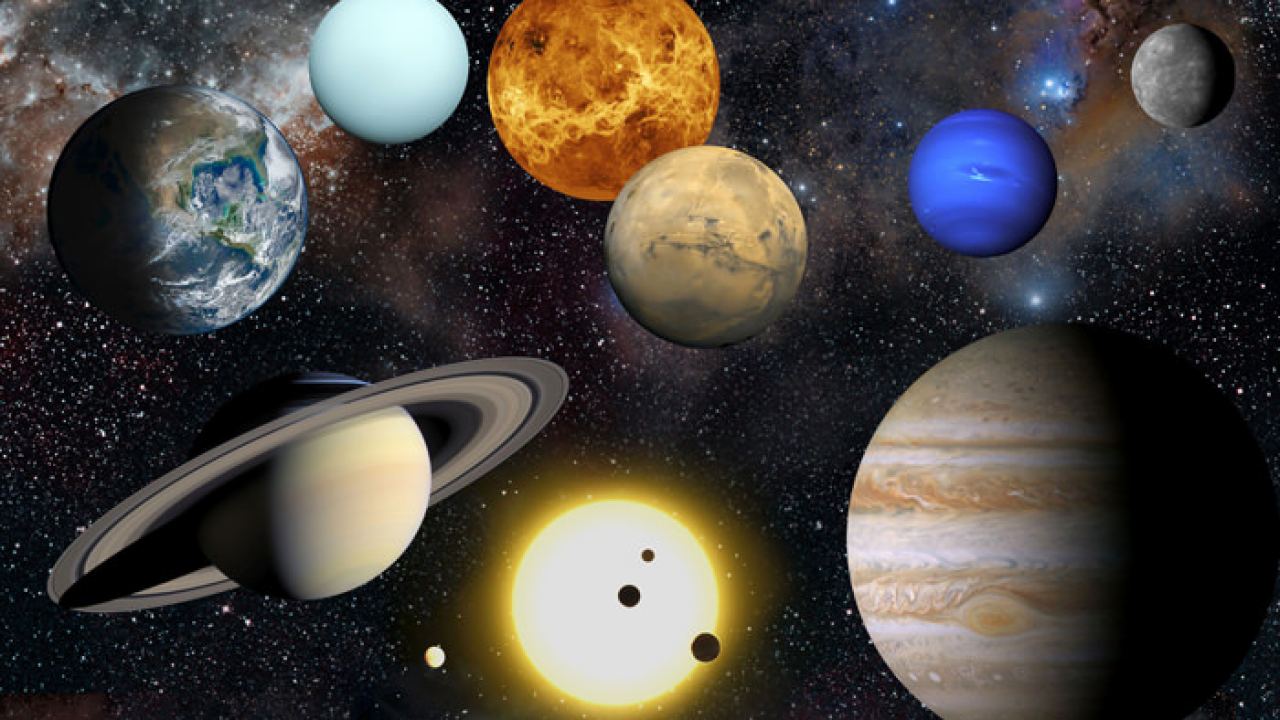 sun planets solar system distance