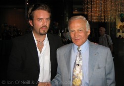 Buzz Aldrin, ex-astronaut, second man on the Moon and all-round nice guy (Ian O'Neill)
