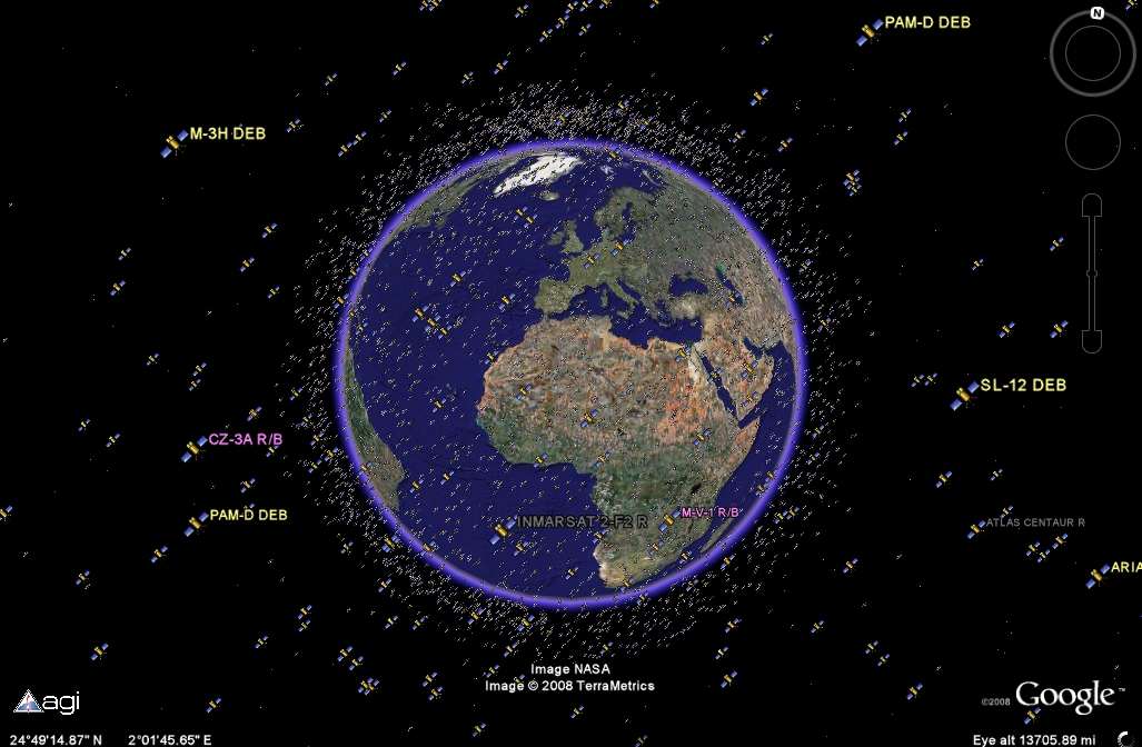 google maps satellite history