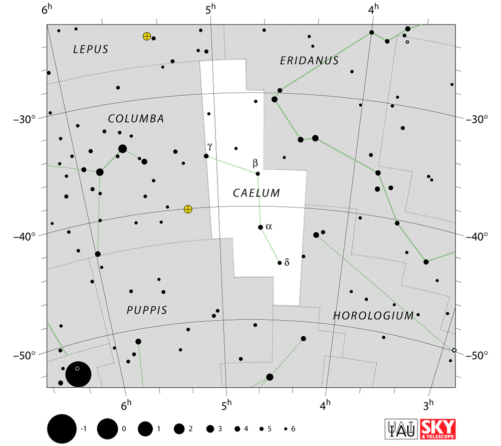 The Constellation Caelum - Universe Today