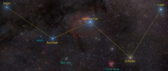 The Cassiopeia Constellation Universe Today 1616