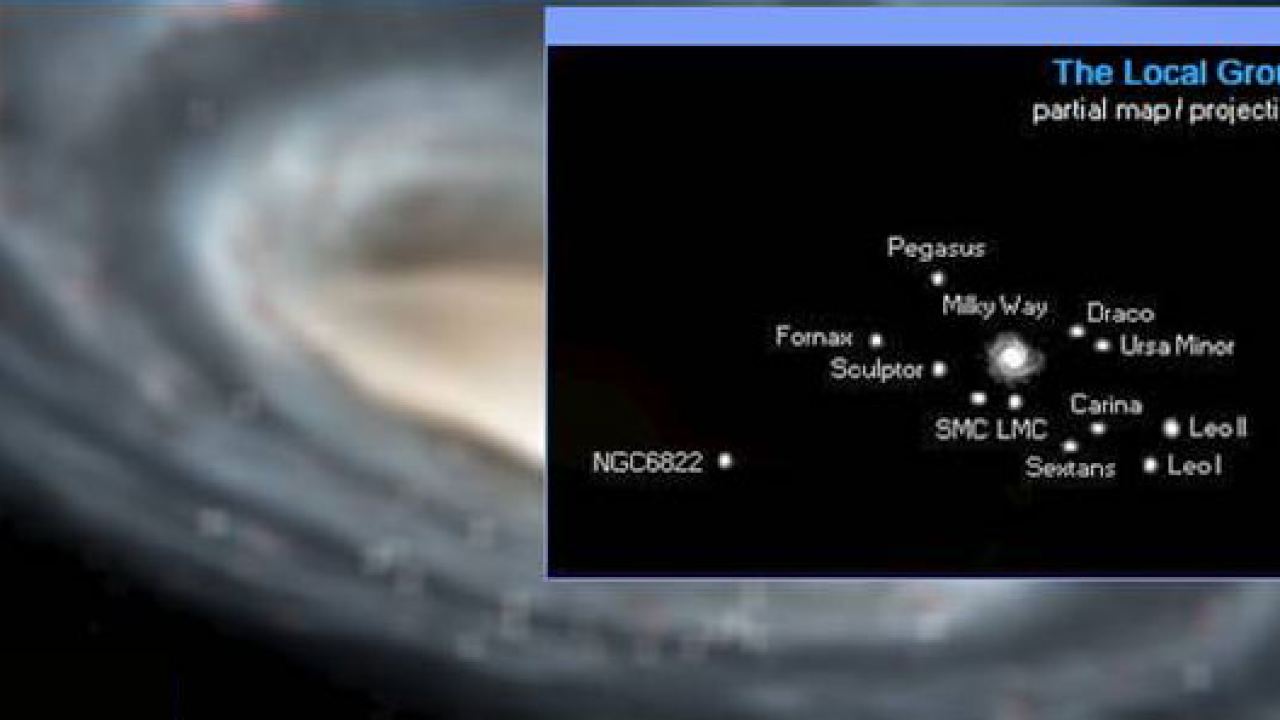 local group galaxies map