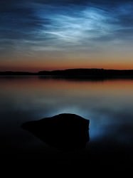 Noctilucent Clouds and A Bright Northern Star - Universe Today