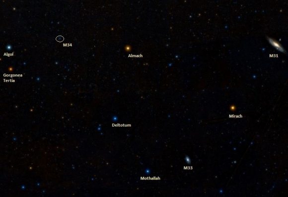 Messier 34 - The Ngc 1039 Open Star Cluster - Universe Today