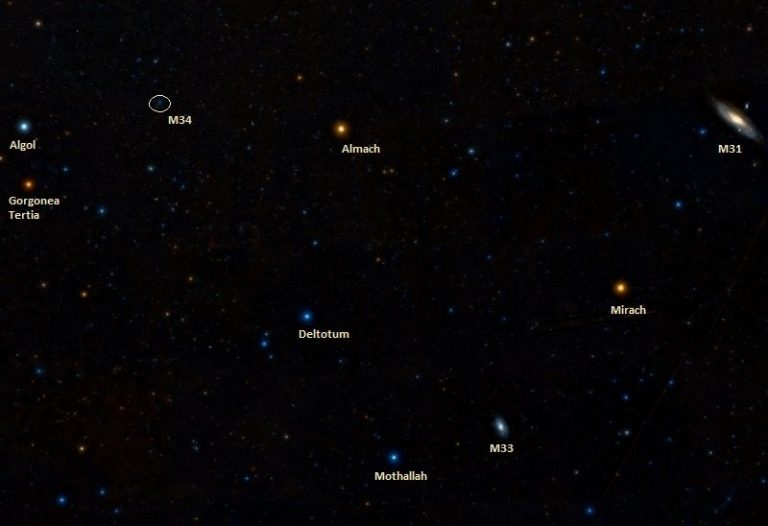 Messier 34 - the NGC 1039 Open Star Cluster - Universe Today