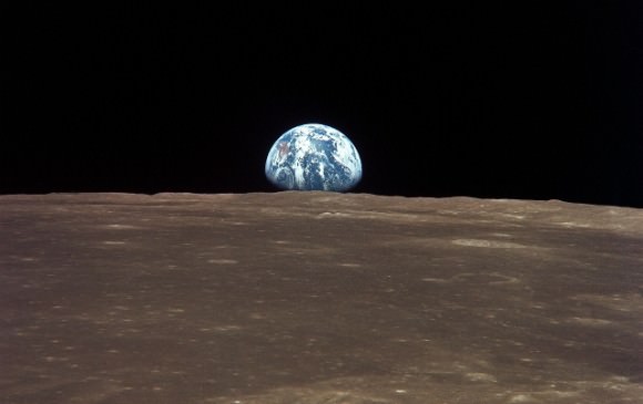 Earth viewed from the Moon by the Apollo 11 spacecraft. Credit: NASA