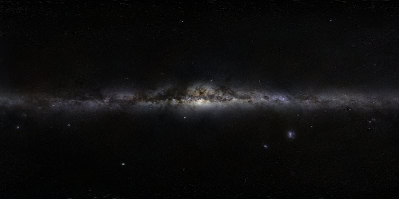 night sky texture 360