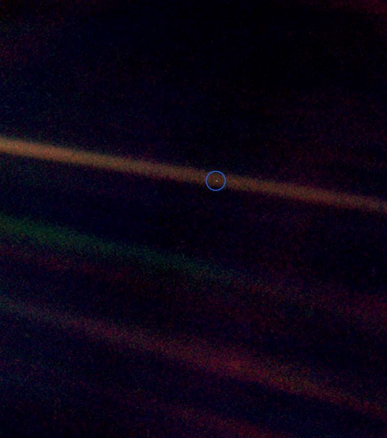 Voyager 1's Pale Blue Dot